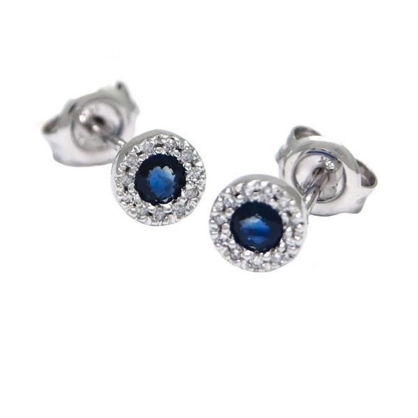Sapphire-and-diamond-halo-stud-earrings