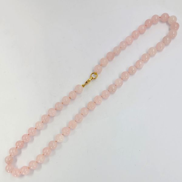 Rose-quartz-bead-necklace