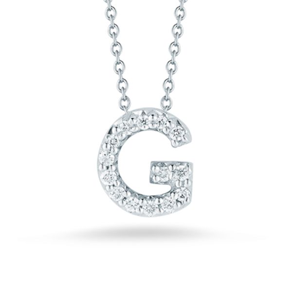 Tiny Initial G Necklace