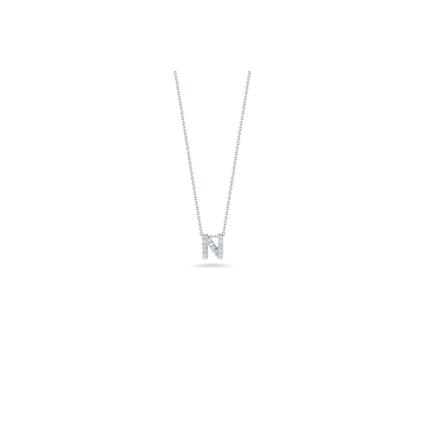 Tiny Initial ''N'' Necklace