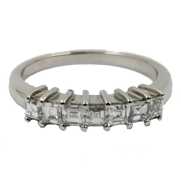 Square Cut Diamond Band