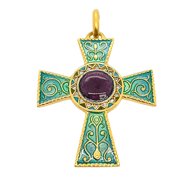 Masriera-enamel-cross