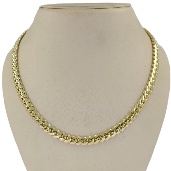 Cuban link 14 karat gold chain hotsell
