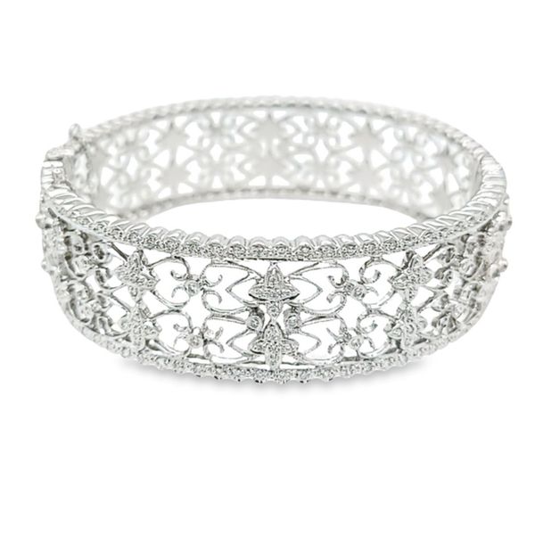estate-openwork-diamond-bangle-bracelet