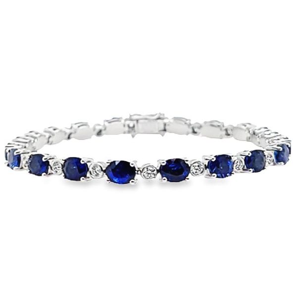 Sapphire-and-diamond-bracelet