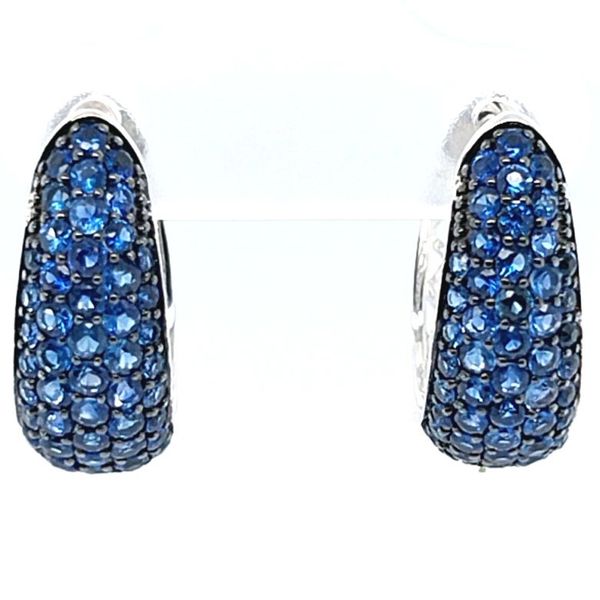Sapphire-huggie-hoop-earrings