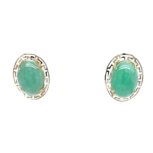 Jade-stud-earrings