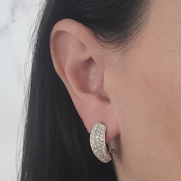 Pave diamond Earrings