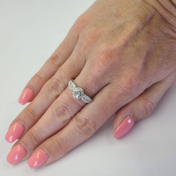 Bezel Set Promise Ring