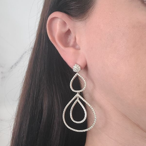 Diamond Drop Earrings