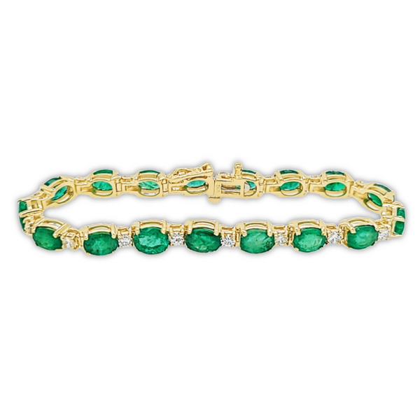 Estate-Emerald-line-bracelet
