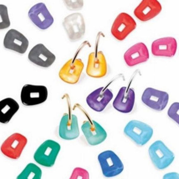 Mini Puzzle Hoop Earrings
