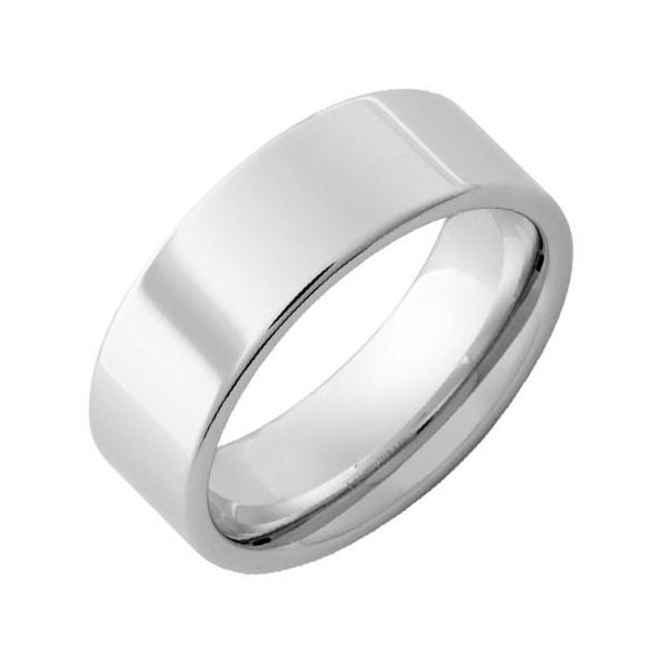 Men's 8mm Pipe Titanium Band